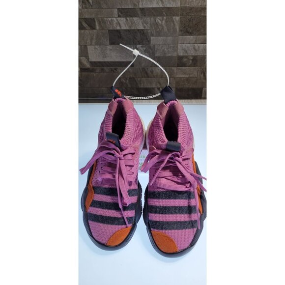 Adidas Trae Young 2 Mens Size 4 Stratosphere Pink Navy Basketball Shoes HO6483 - Picture 1 of 10